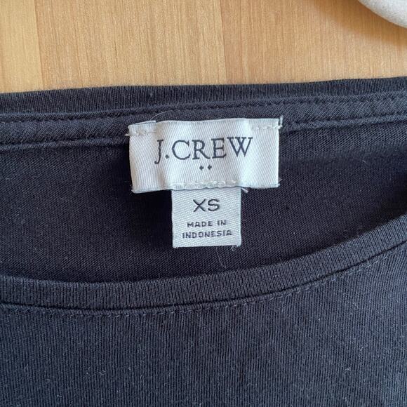 J. Crew - Black Cotton Eyelet T-Shirt - Picture 4 of 6